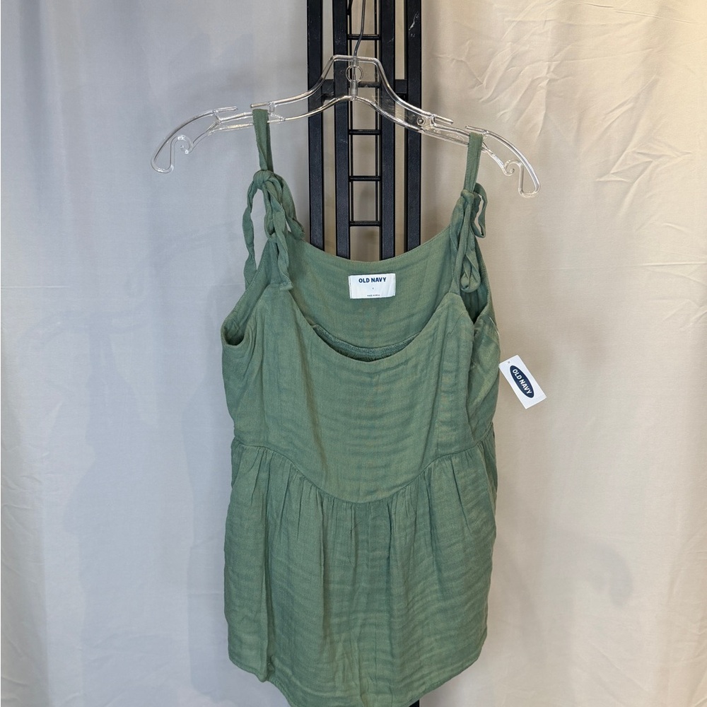 Old Navy Olive Tie-Strap Camisole